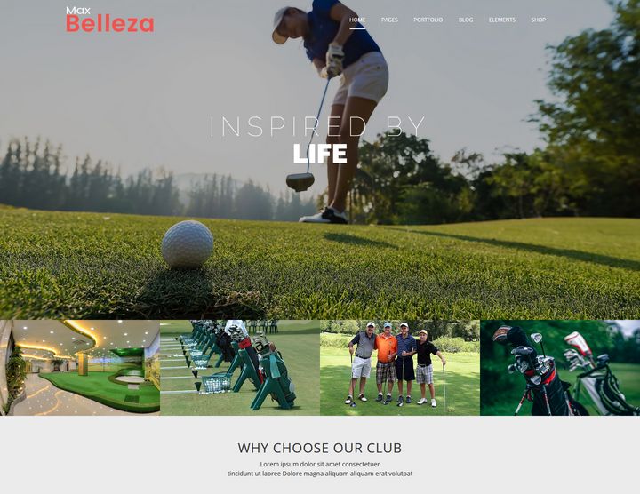 Golf-Club Premium WordPress Themes