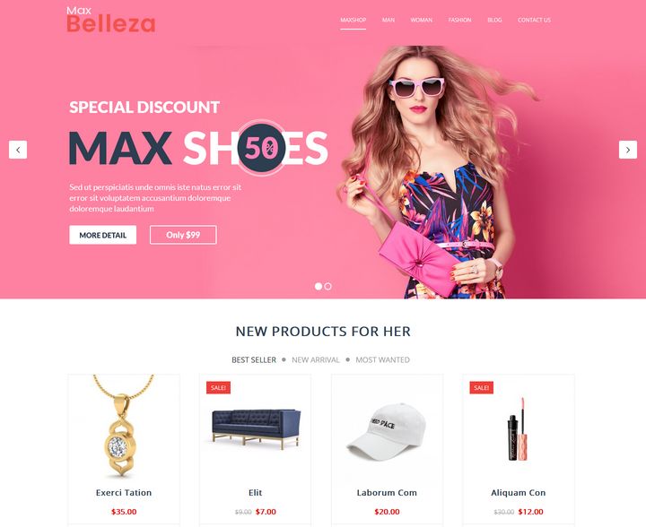 Max Shop Premium WordPress Themes