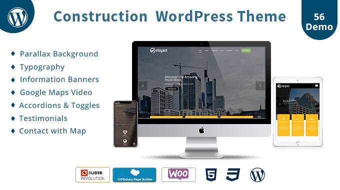 Construction Responsive WordPress Theme