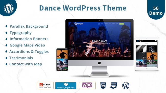 Dance Responsive WordPress Theme