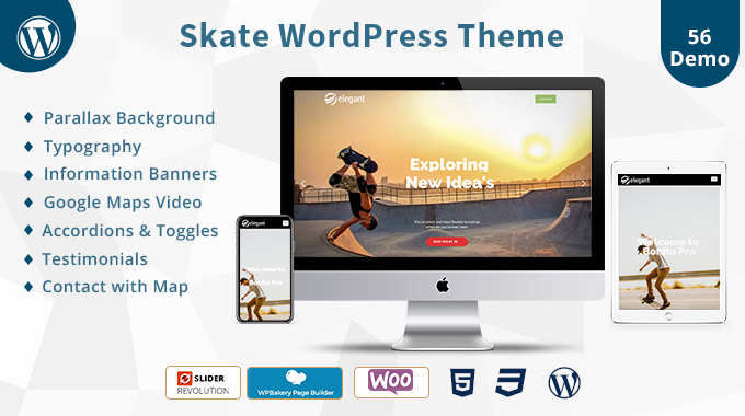 Skate Responsive WordPress Theme