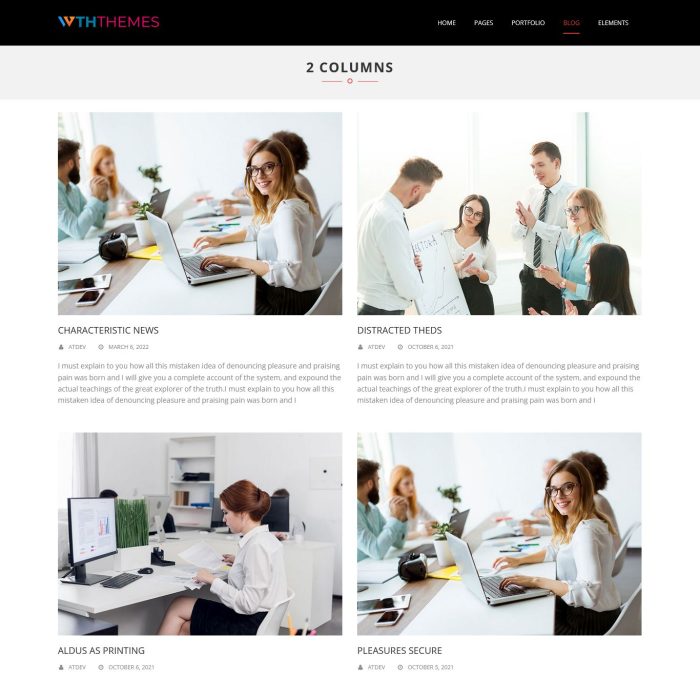 Agency Business WordPress Theme
