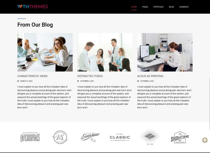 Agency Business WordPress Themes