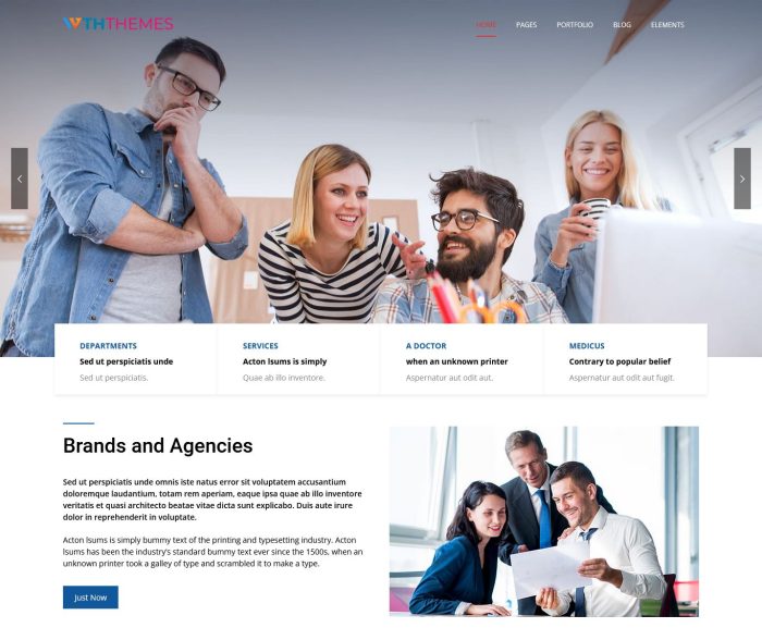 Agency WordPress Theme