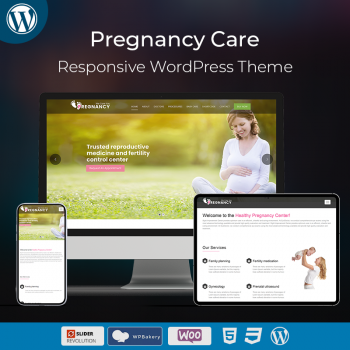 Pregnancy Care Responsive WordPress Theme