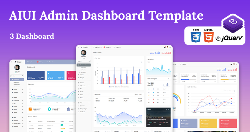 AIUI – Bootstrap 4 Admin Templates & Web Apps