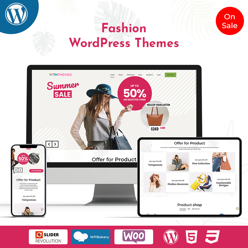 Responsive Fashion Store WordPress Theme
