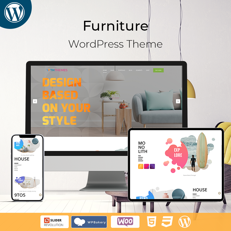 Multipurpose Responsive Furniture WordPress Theme
