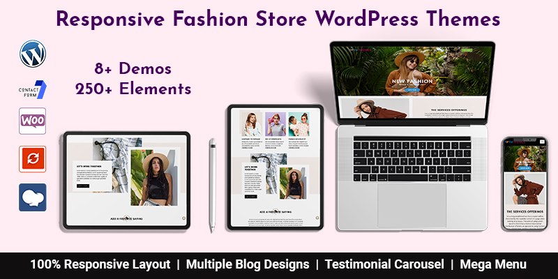 Responsive Fashion Store WordPress Theme Los Angeles