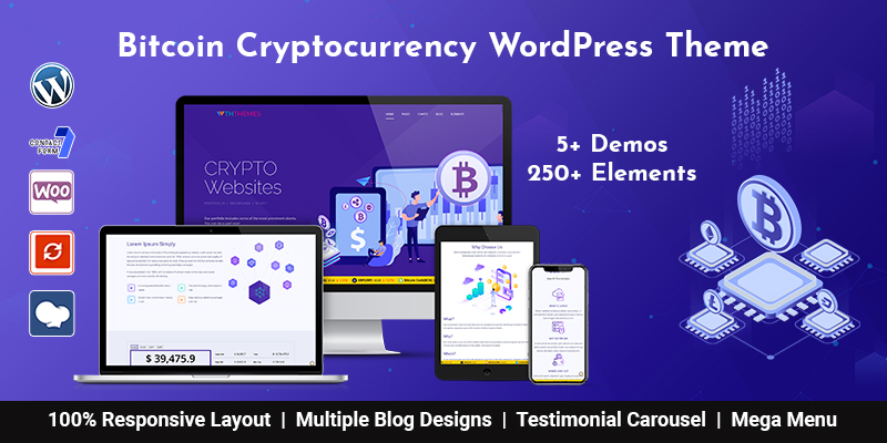Best Bitcoin & Cryptocurrency WordPress Themes 2021