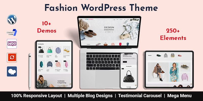 Best Fashion Business WordPress Theme For ECommerce Website
