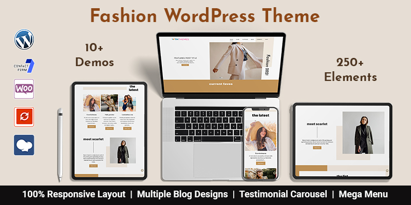 Premium Fashion WordPress Themes For Fashion Website