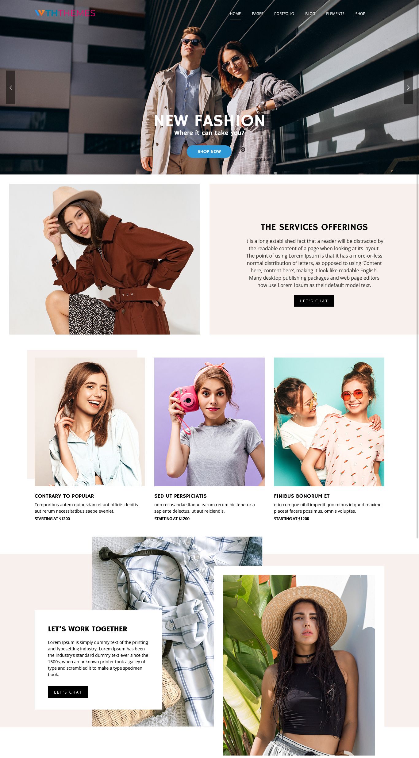 WordPress Fashion Themes