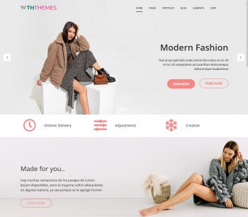 Fashion Business WordPress Theme