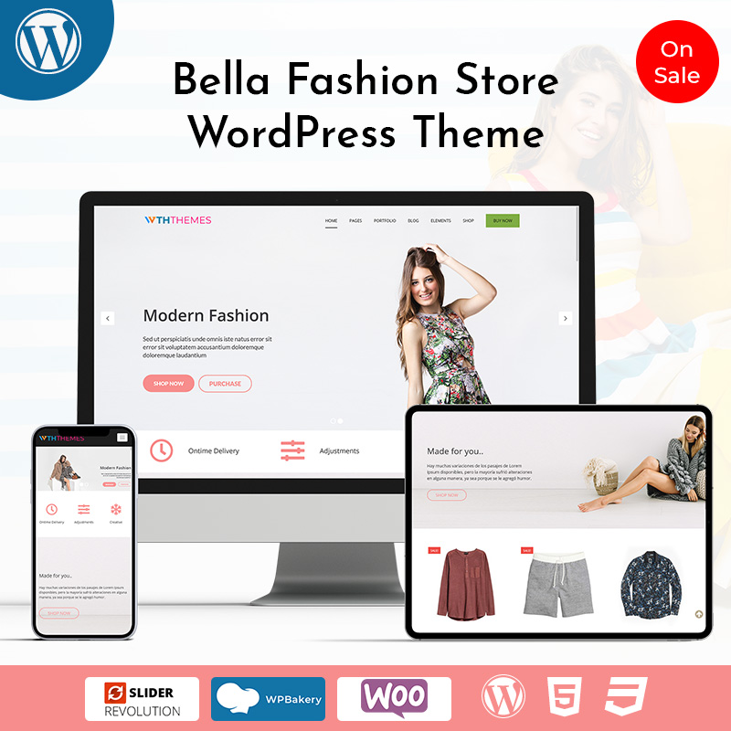 Bella Fashion Store WordPress Theme