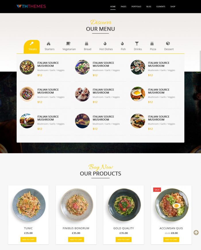 Foodie WordPress Themes