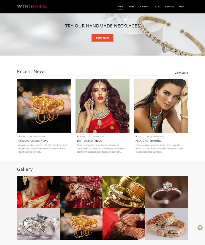 Jewelry WordPress Theme