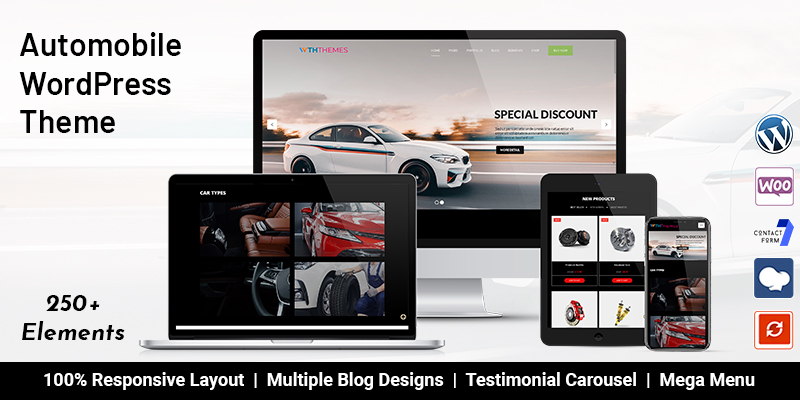 Business Automobile WordPress Themes