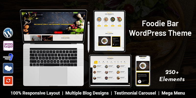 Foodie WordPress Theme For Food And Restaurant Website