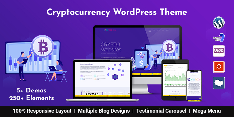 Bitcoin And CryptoCurrency WordPress Theme
