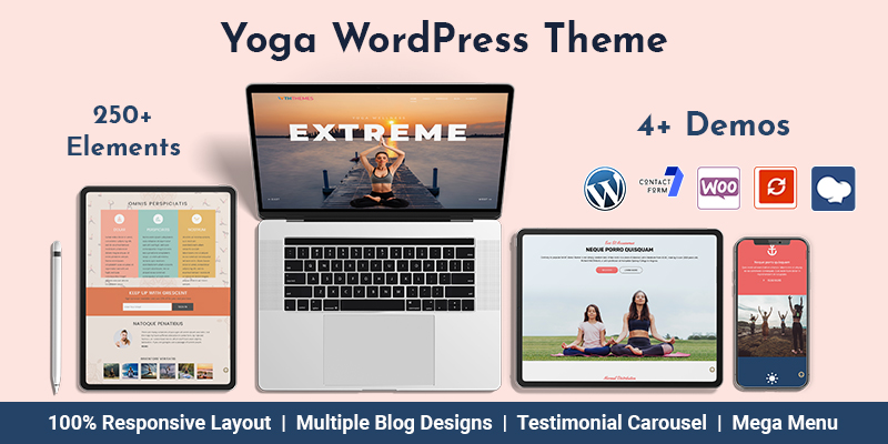 Yoga WordPress Themes To Create Professional Yoga Website