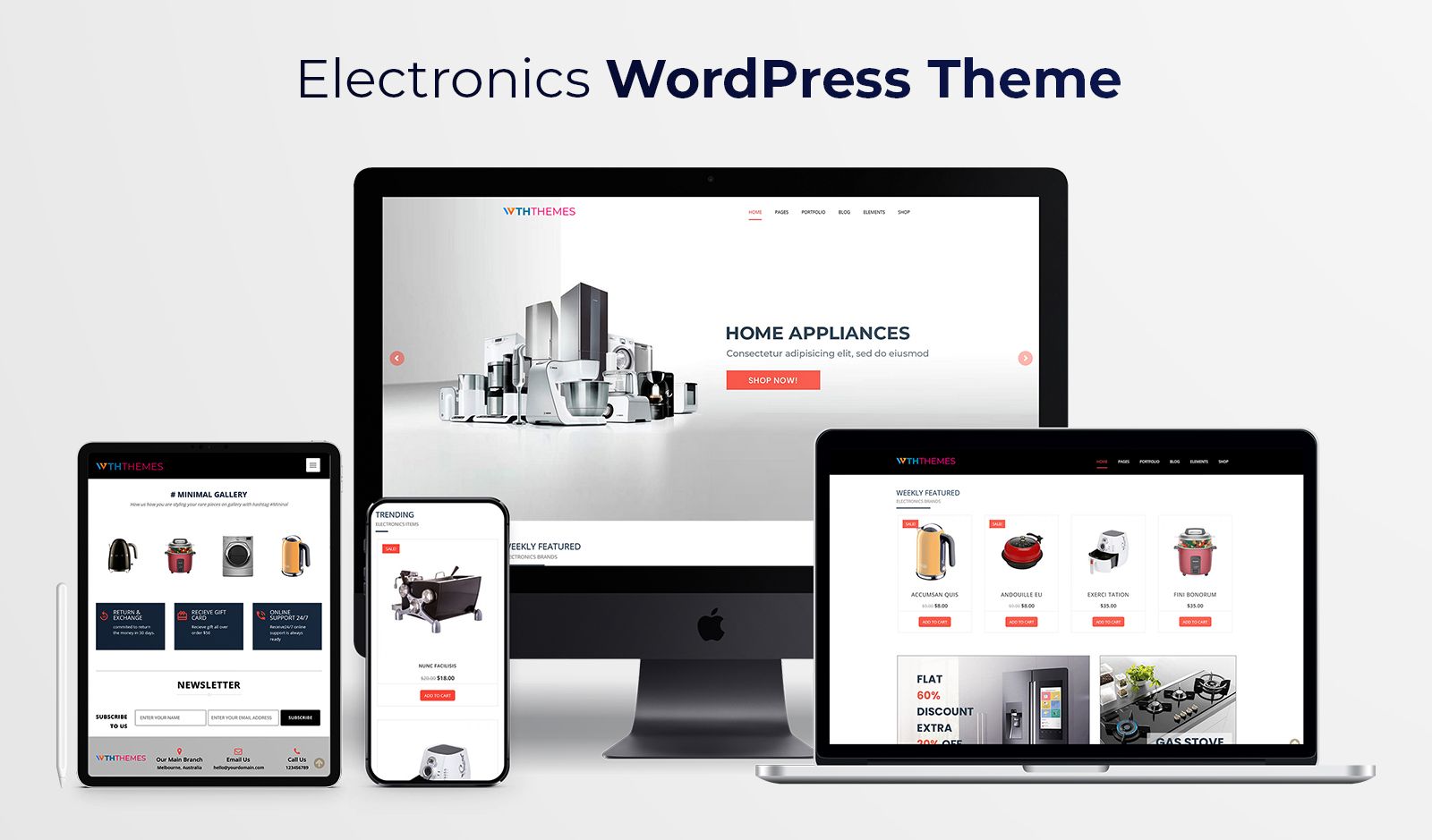Electronics WordPress Themes For Electronics Website