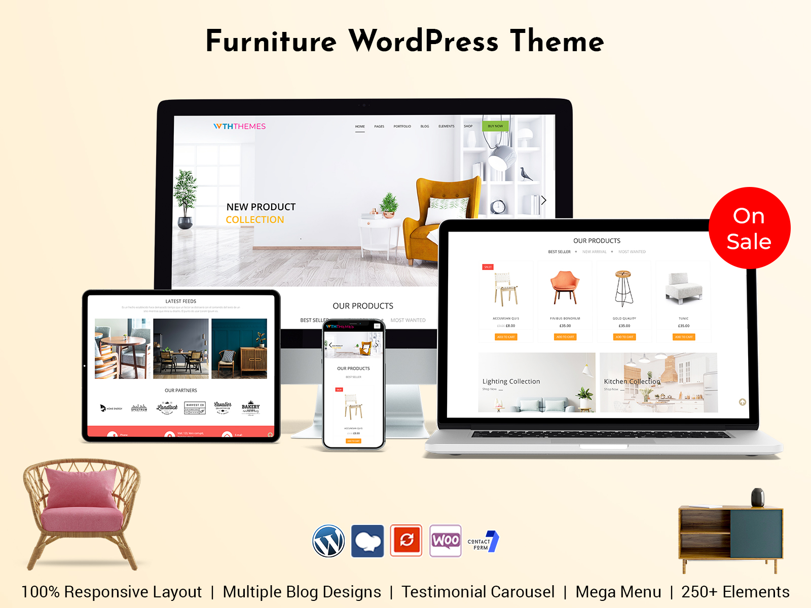 Furniture WordPress Theme For Online Store Website