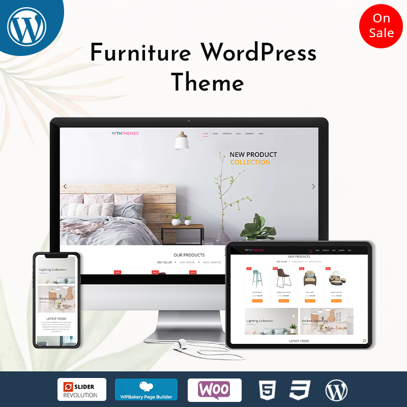 Furniture WordPress Theme To Make Furniture Store Website