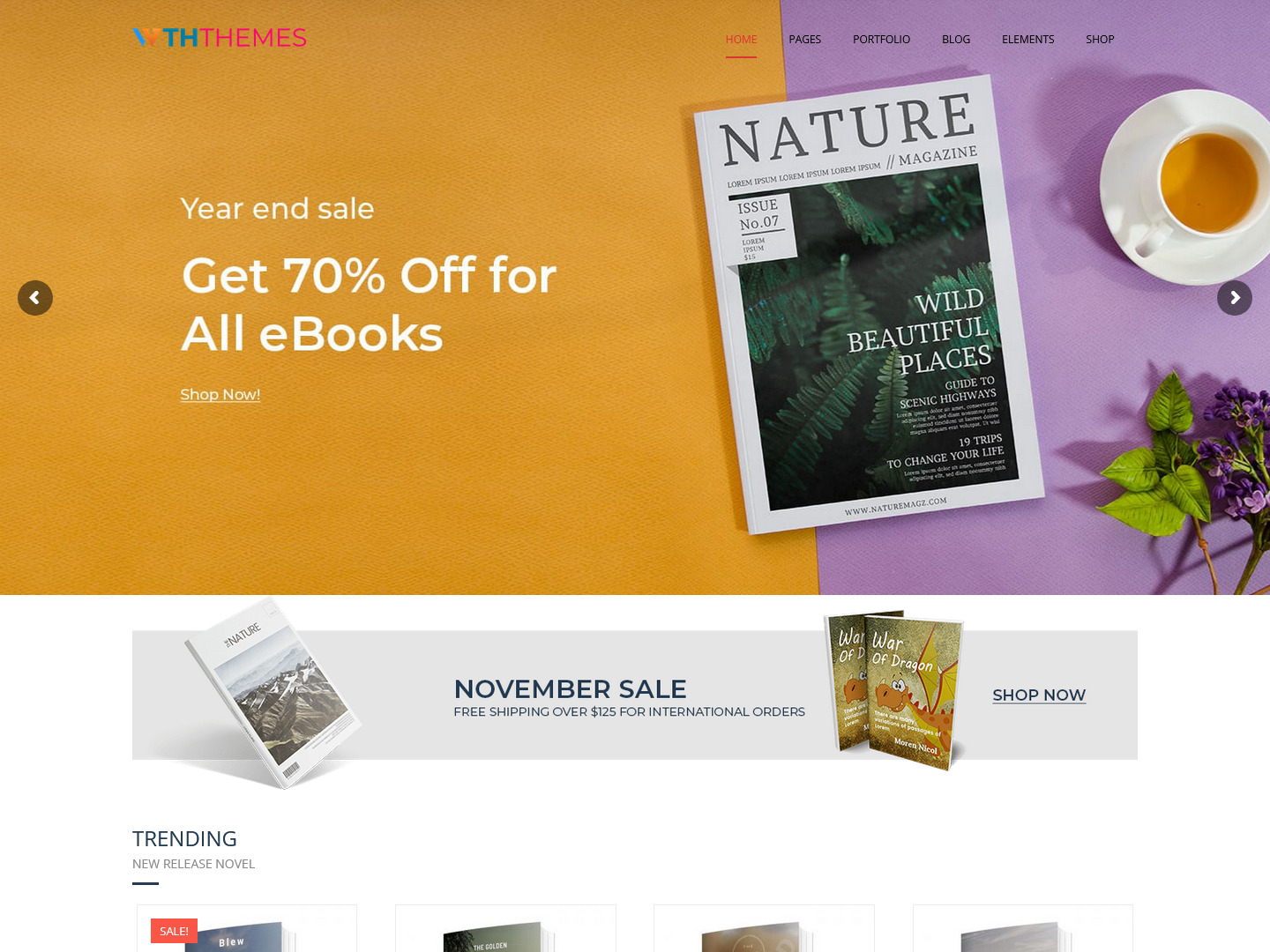 Bookstore WordPress Themes For Selling eBooks 