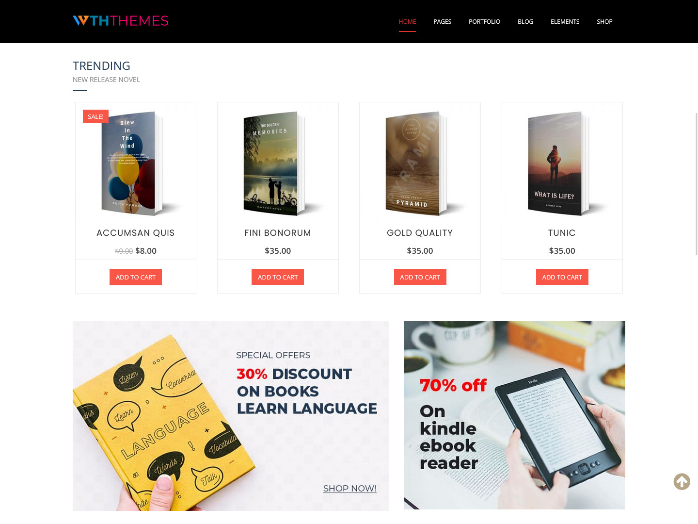 Bookstore WordPress Themes For Selling eBooks 