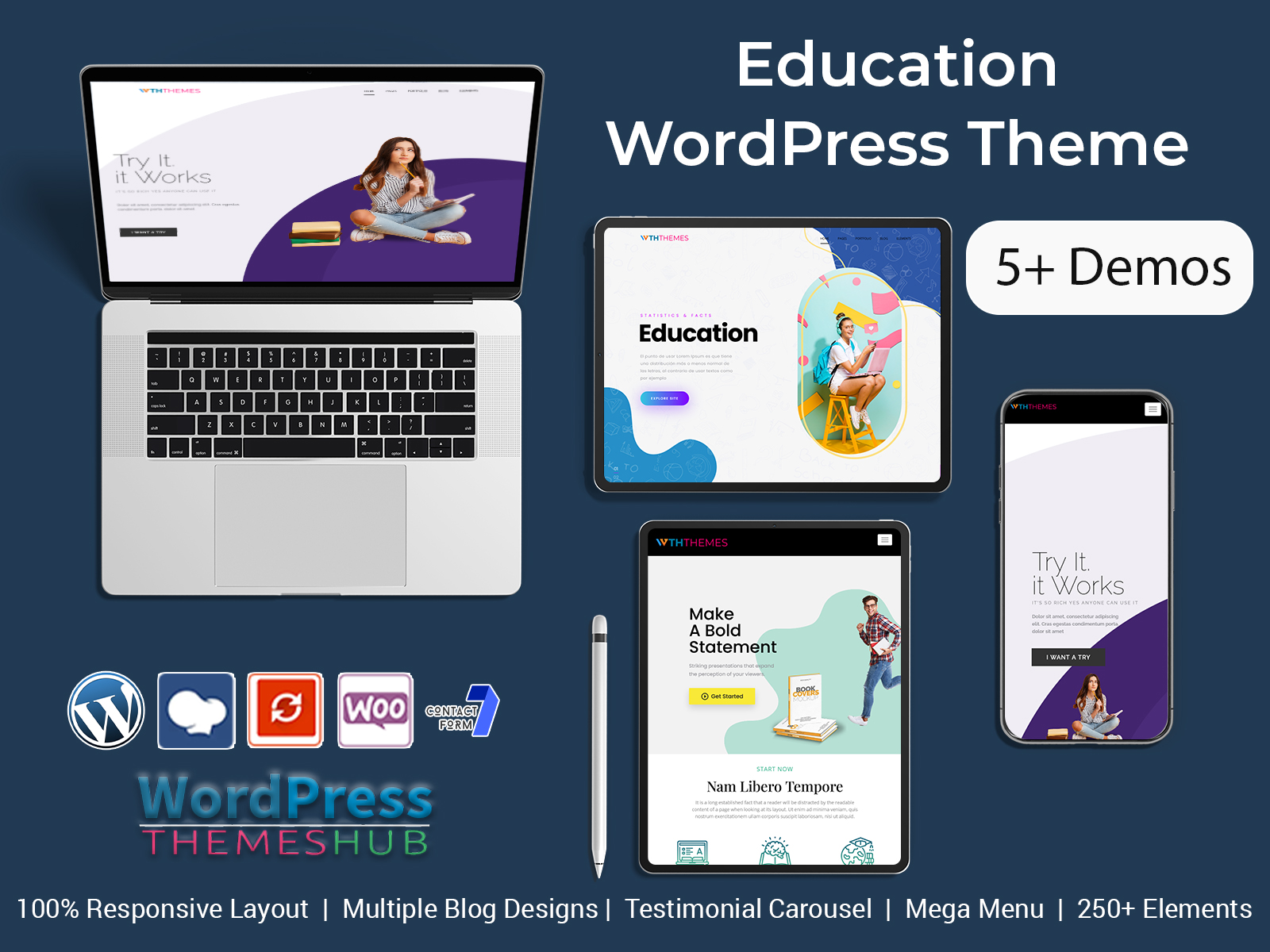 Responsive Education WordPress Theme For Education Website