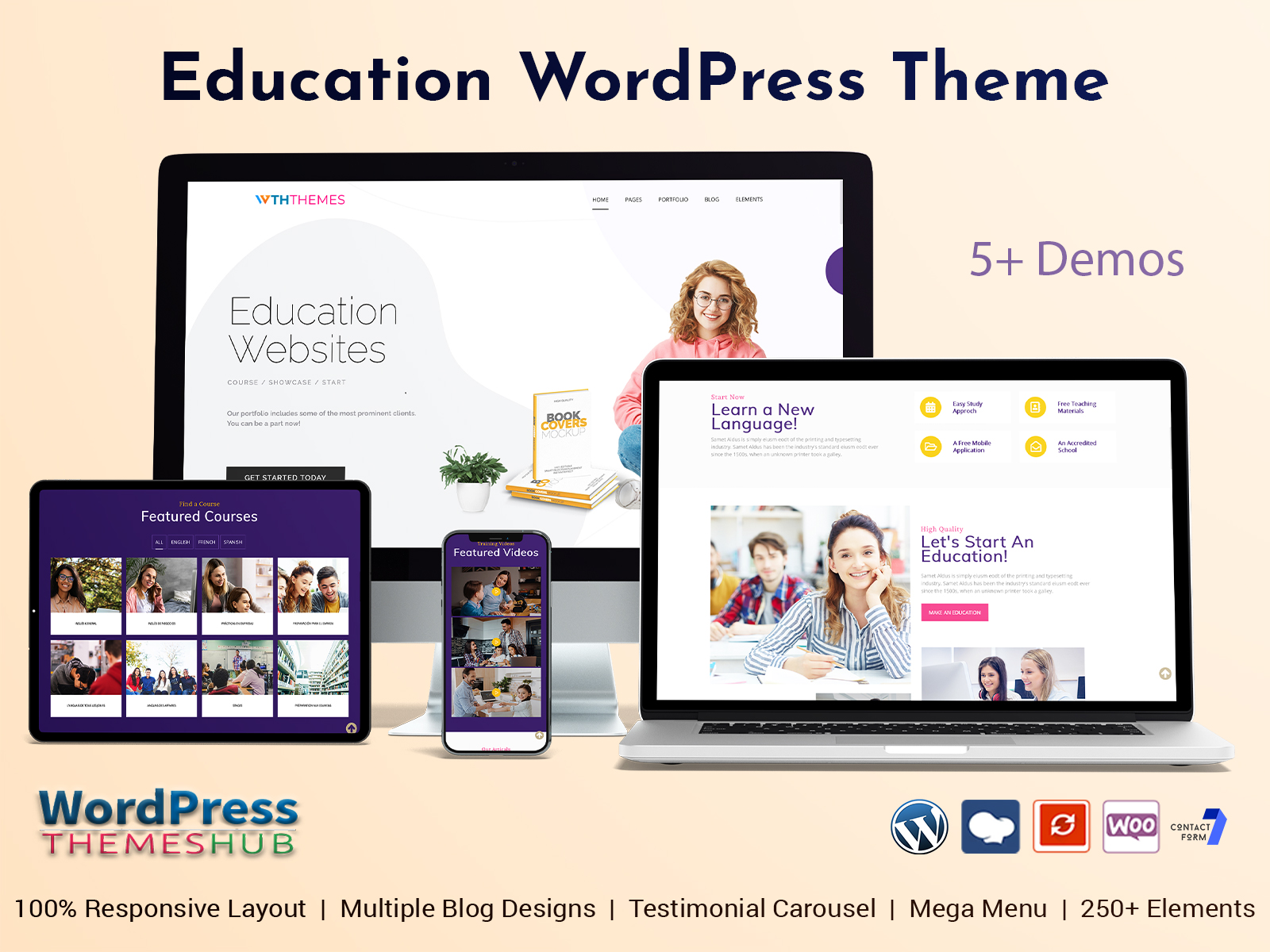 Multipurpose Education WordPress Theme For Online Course Website