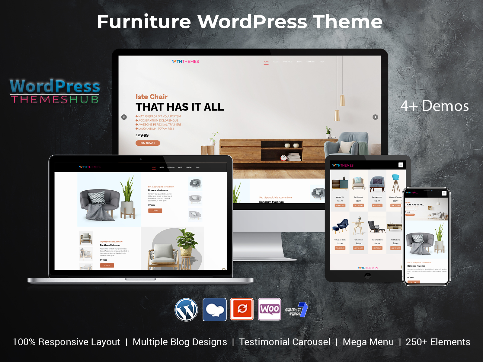 Best ECommerce WordPress Themes For Furniture Online Store Website