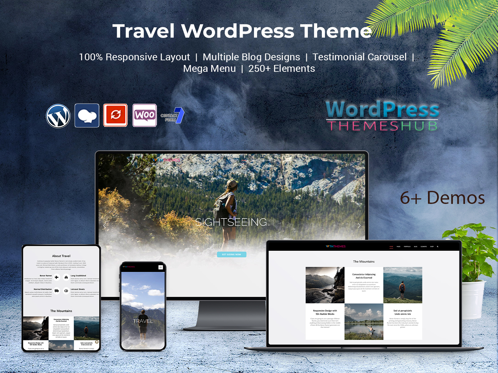 Responsive Travel WordPress Theme For Travel Website