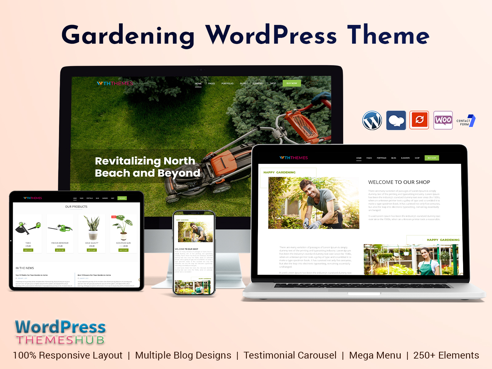 Landscape Gardening WordPress Theme To Make Gardening Websites