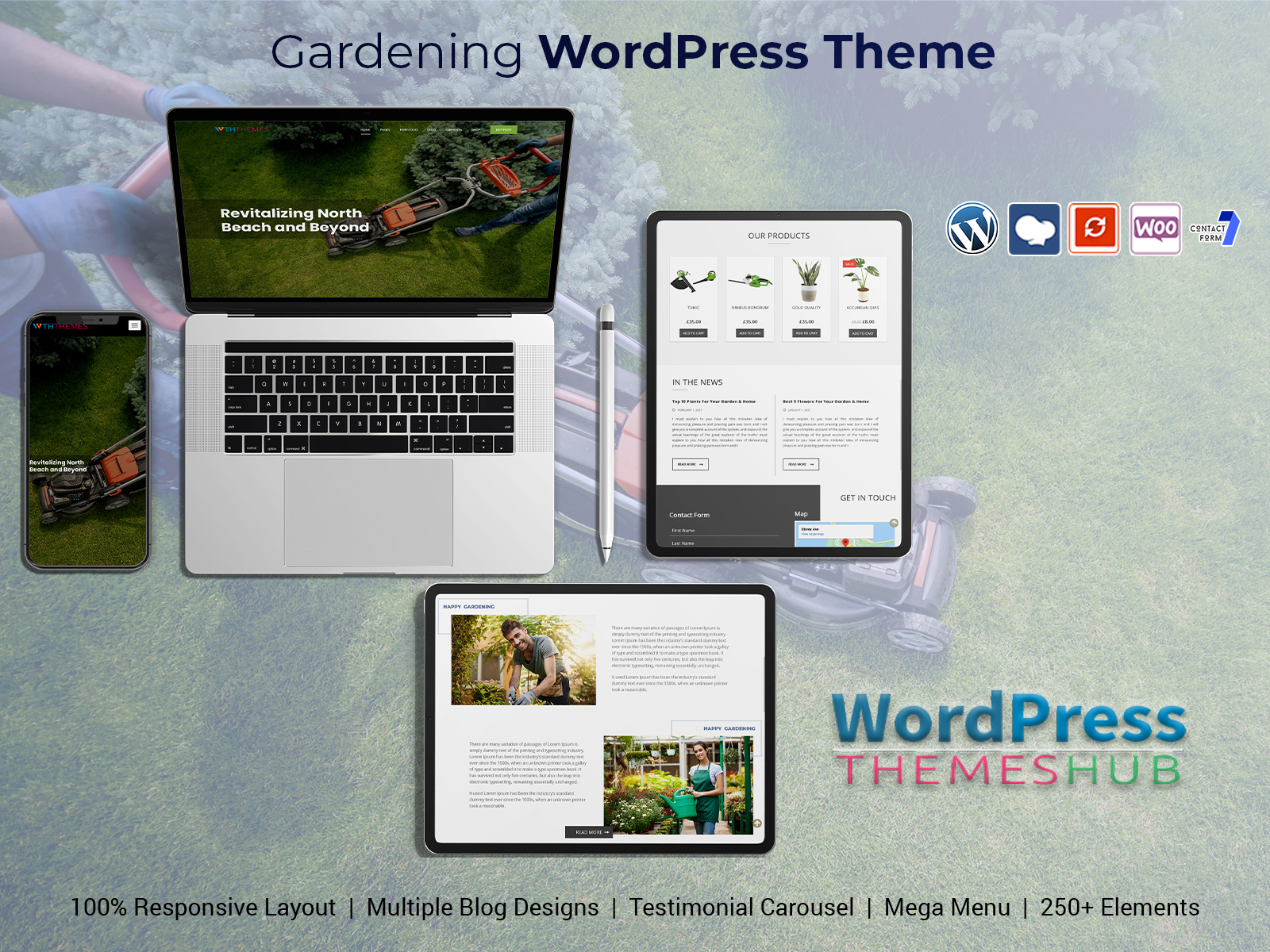 Multipurpose Responsive Gardening WordPress Theme