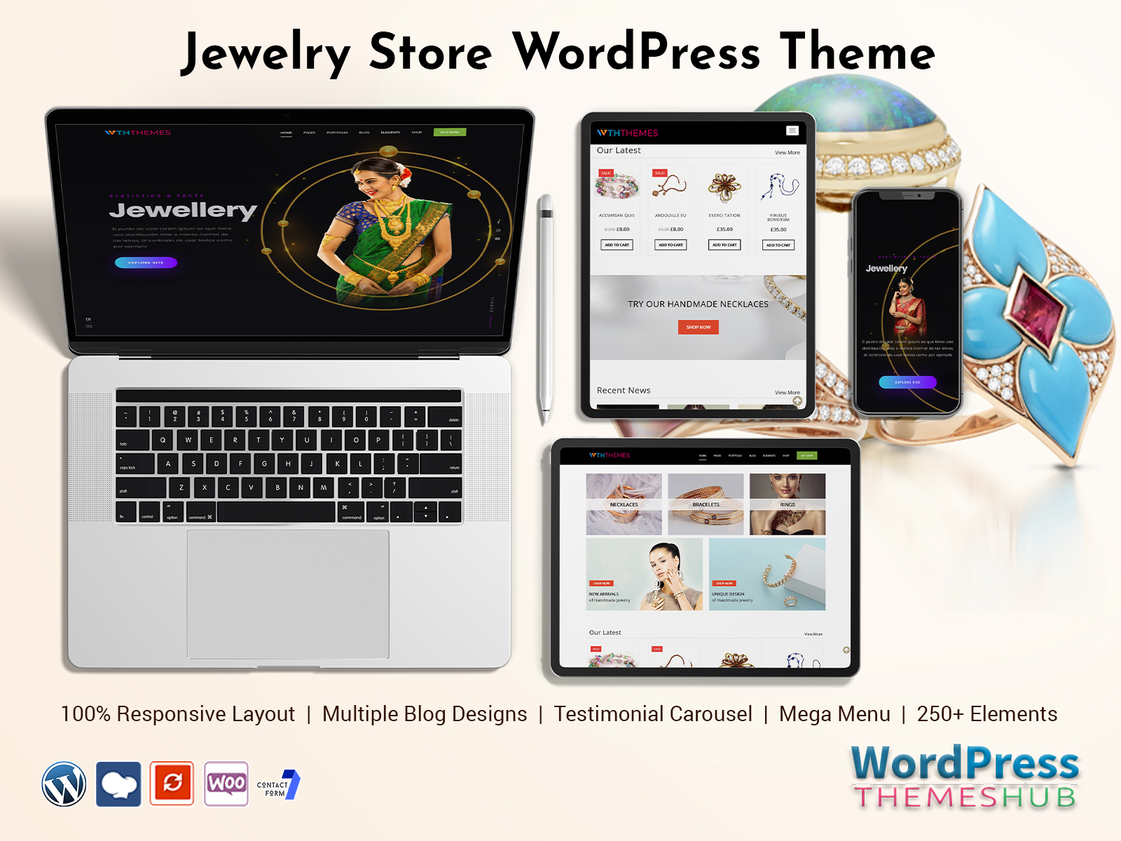 Multipurpose Responsive Jewelry WordPress Theme