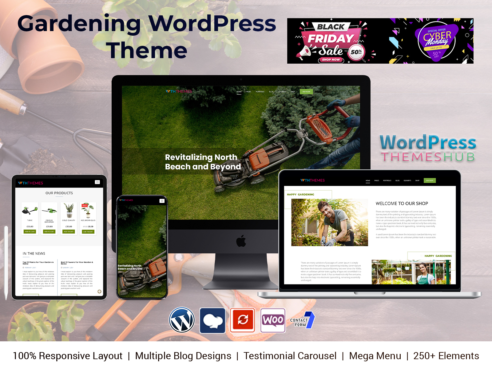 Best Gardening WordPress Multipurpose Themes