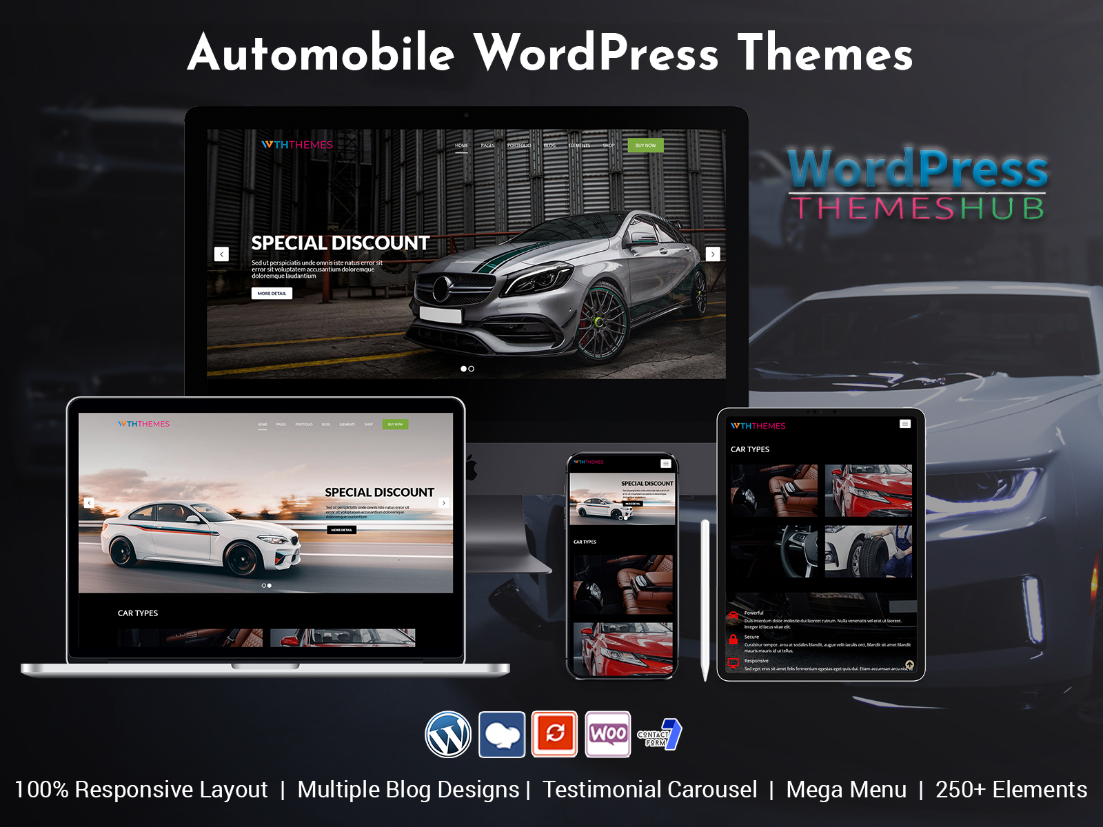 Automobile Responsive WordPress Themes For Car Dealership