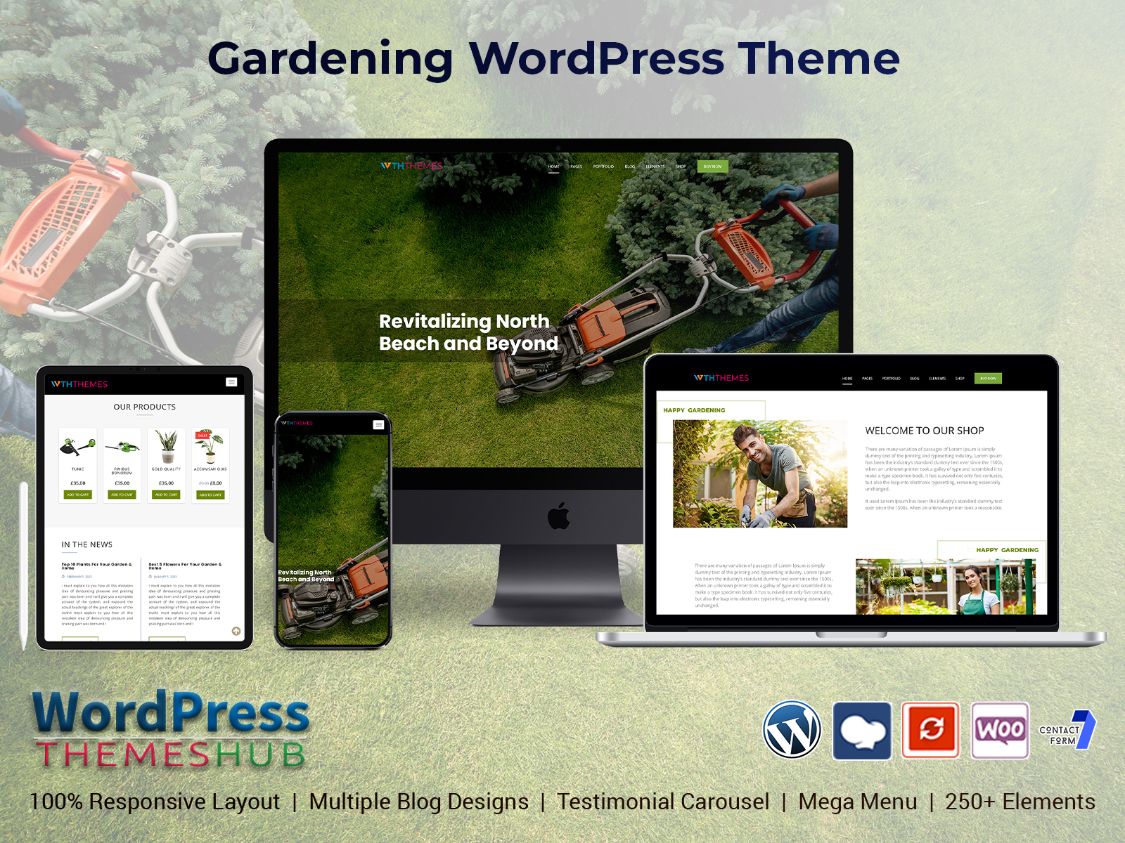 Best Gardening Premium Responsive WordPress Themes