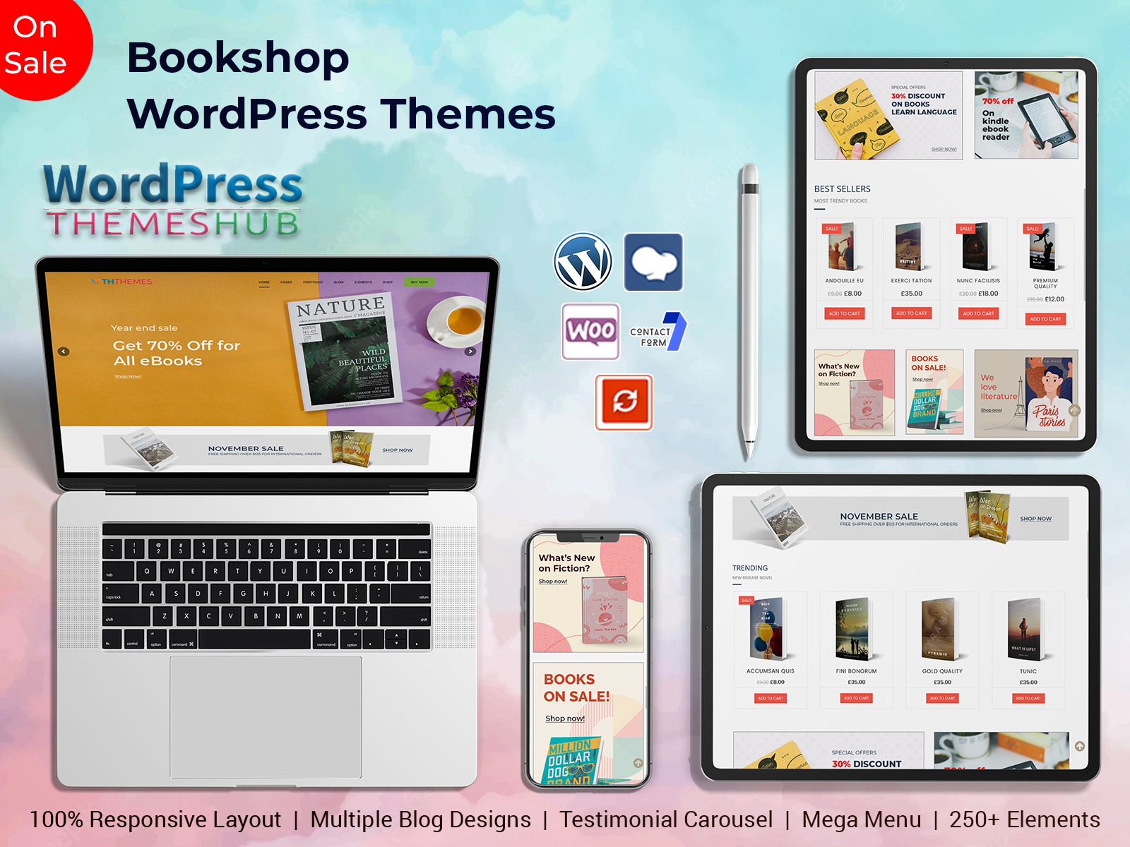 Best Premium Responsive Bookshop WordPress Theme