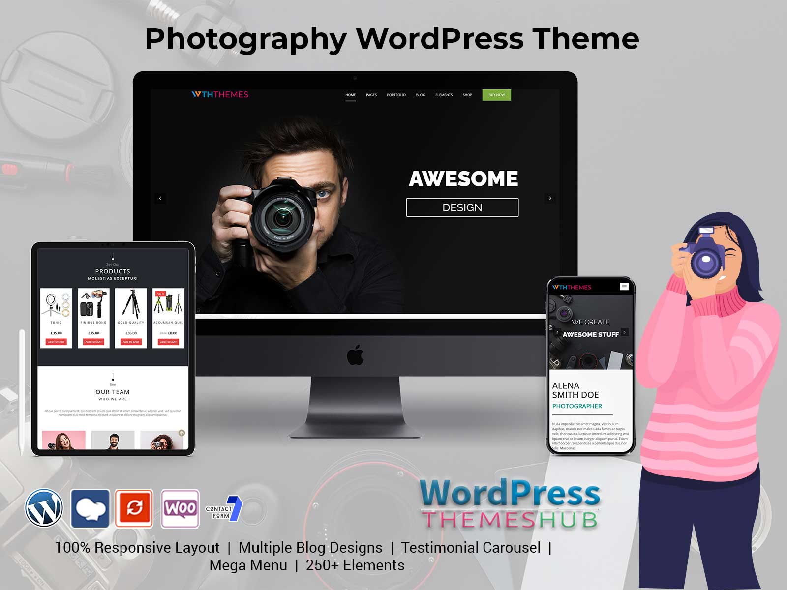 Photography Portfolio WordPress Theme For Photo Studio Website