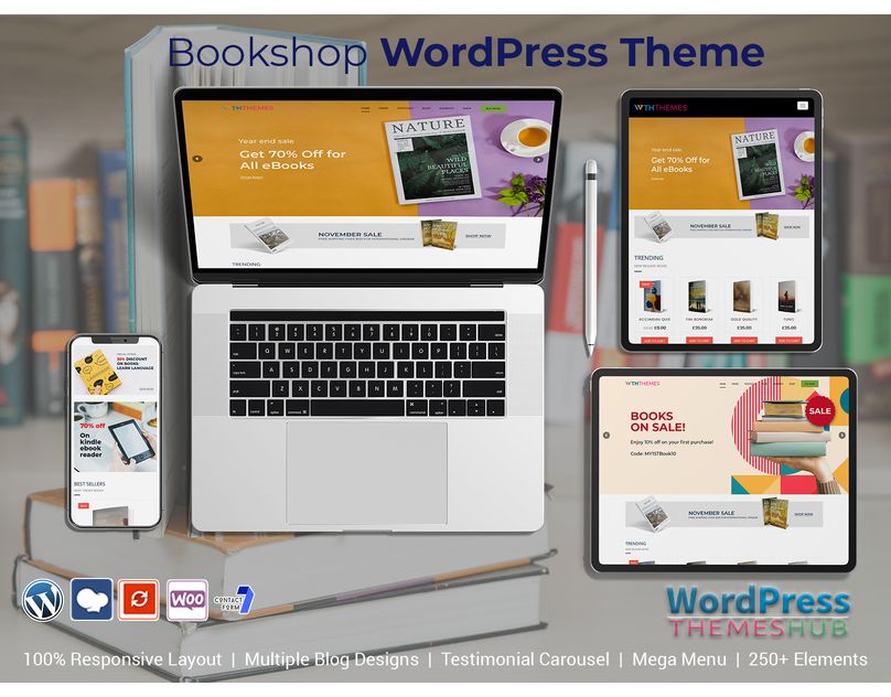 Best ECommerce WordPress Themes For Selling EBooks