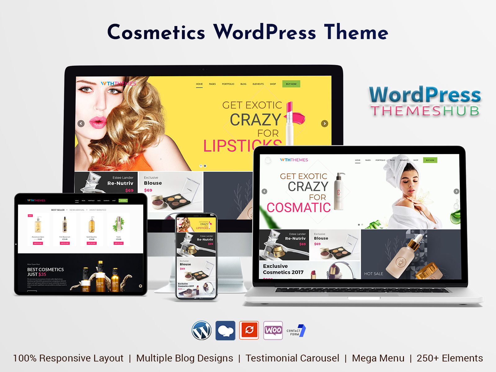 Cosmetics WordPress Themes For Cosmetics Website