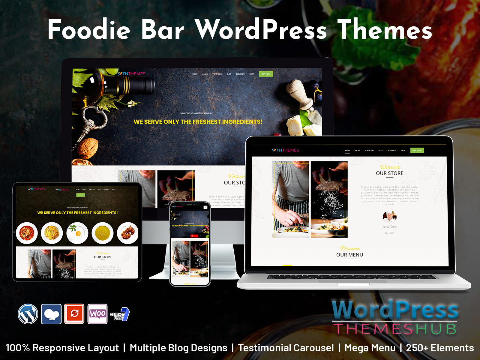Foodie Bar WordPress Themes For Food Blogging Website