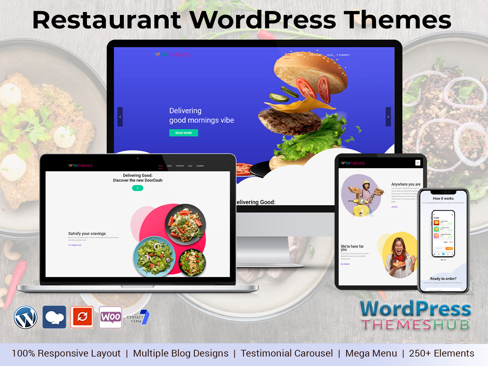 WordPress Multipurpose Themes For Restaurant Food Website