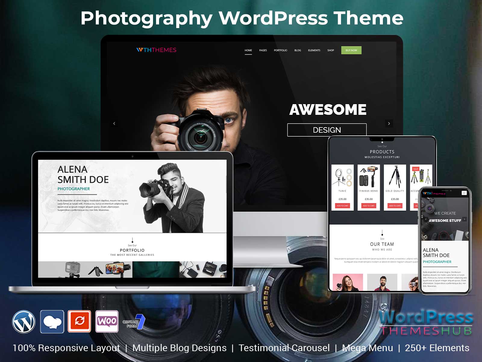 Photography Portfolio WordPress Theme For Studio Website