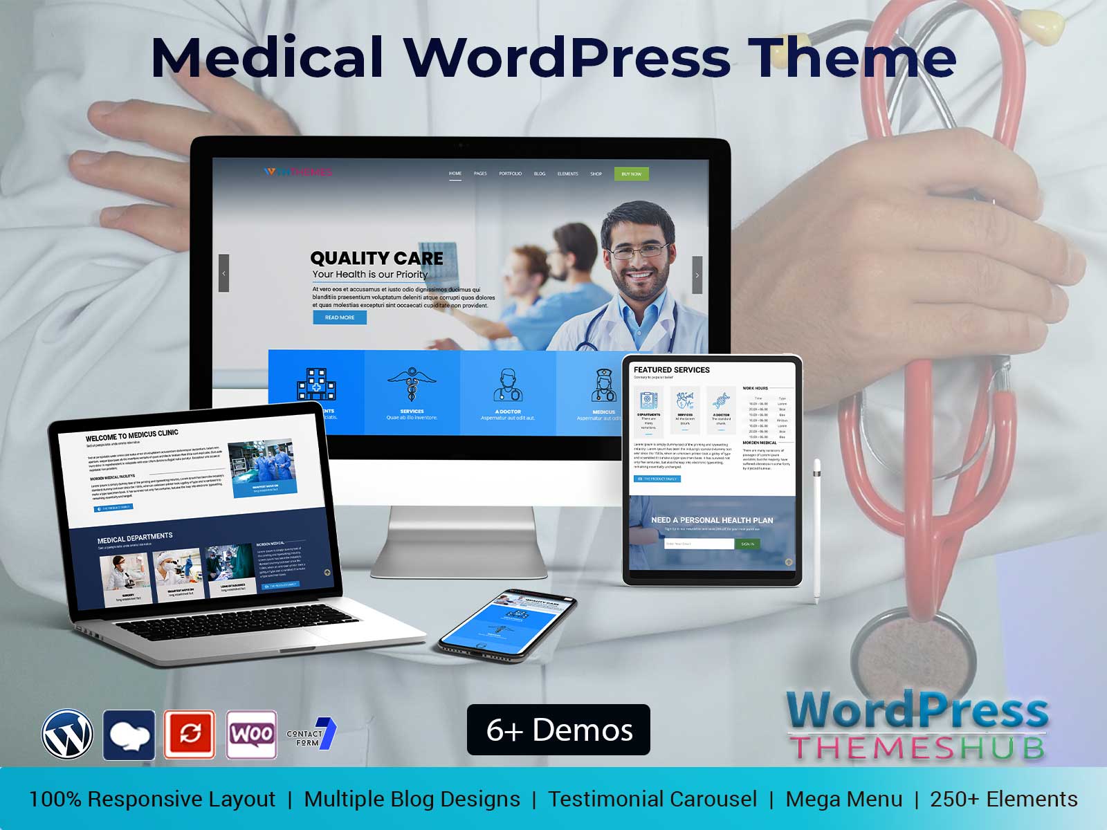 Pharmacy Medical WordPress Theme For Hospital Website