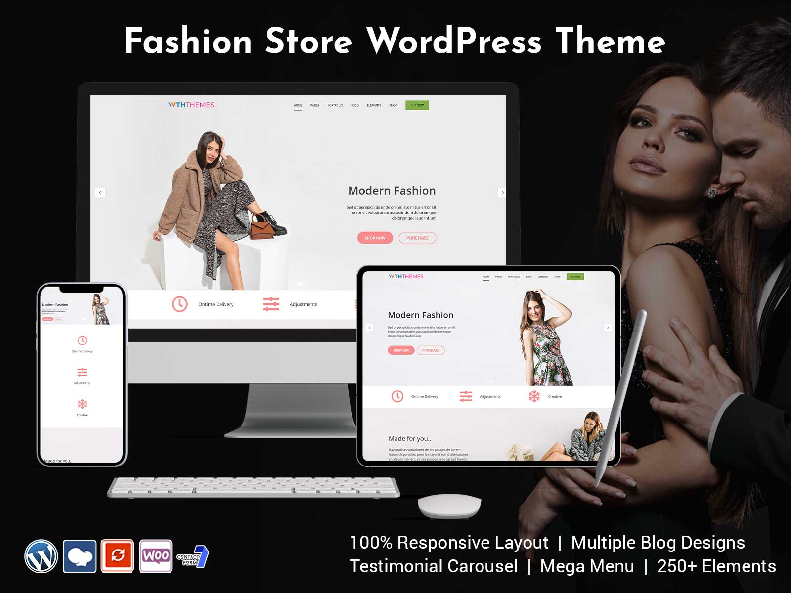 Fashion Business WordPress Theme For ECommerce Website