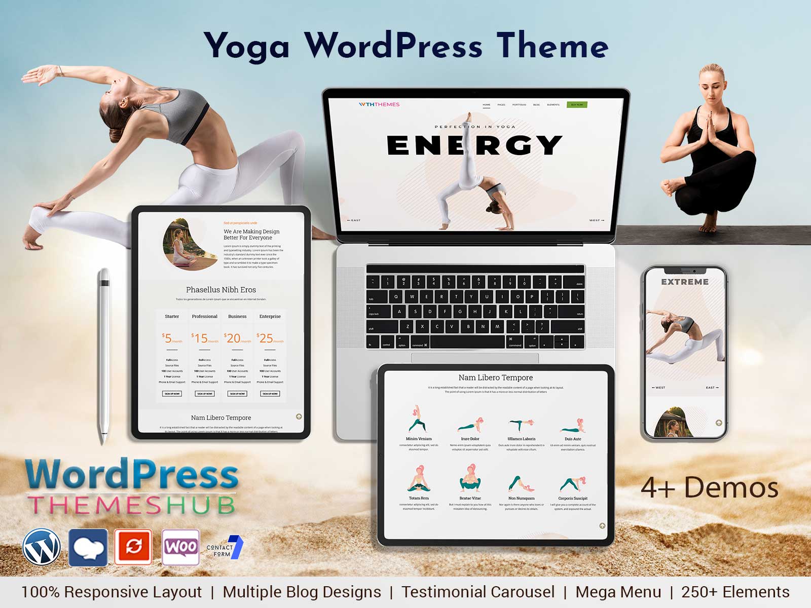 Best Yoga WordPress Theme For Yoga Studio Websites